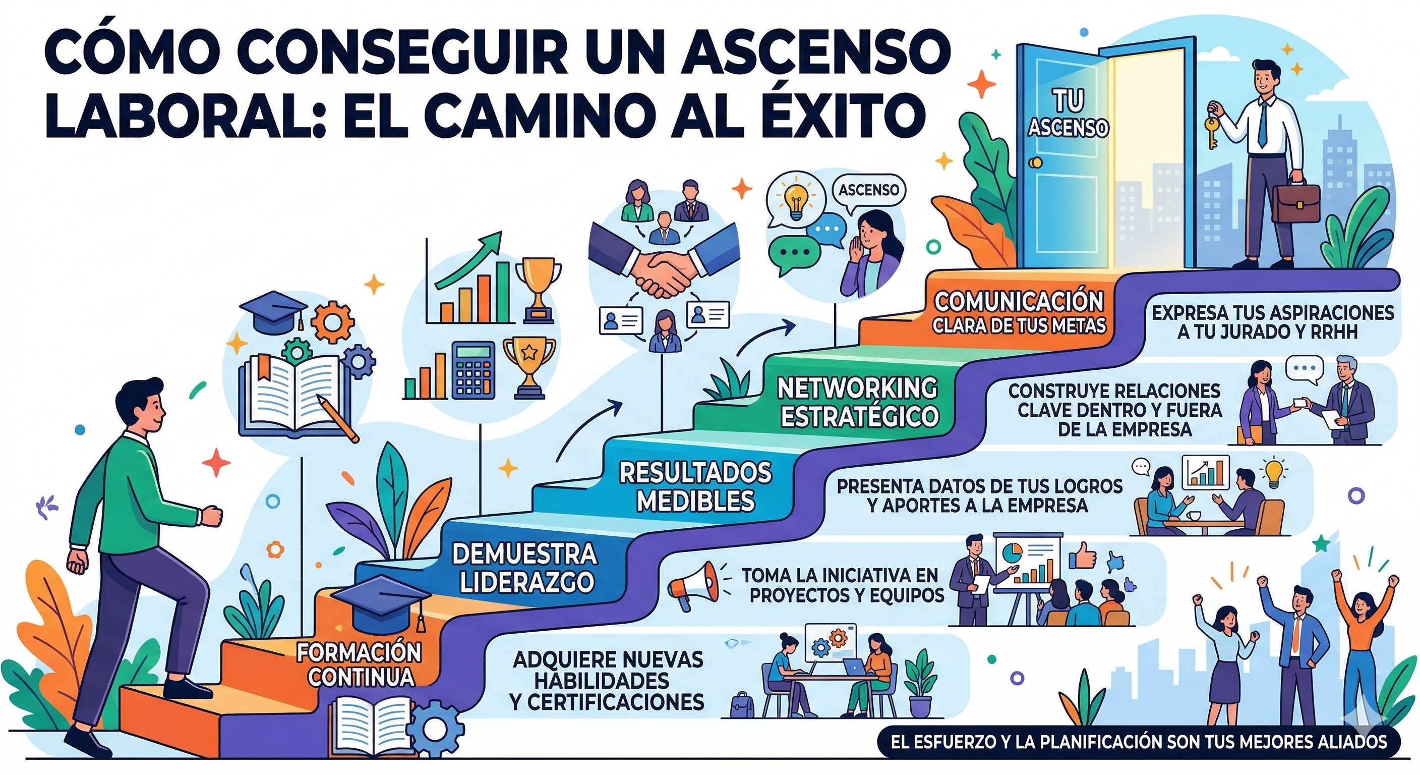¿Cómo lograr un ascenso laboral?